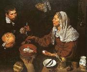 Diego Velazquez, Vieja friendo huevos